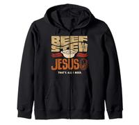 Beef Stew Jesus Thats All I Need Meat Lover Zip Hoodie