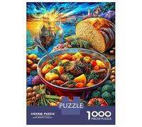 Beef Stew Jigsaw Puzzle for Adults And Teenagers, Impossible 1000 Piece Puzzle, Mindfulness & Family Fun Activity, Challenging Puzzle Game 70x50cm/1000pcs