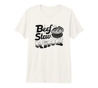 Beef Stew King Meat Lover Crown Legend Icon Premium T-Shirt