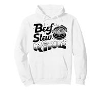Beef Stew King Meat Lover Crown Legend Icon Pullover Hoodie