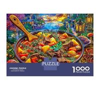 Beef Stew Puzzle 1000 Piece, Impossible Jigsaw Puzzles for Adults, Puzzle Family Activity Puzzles 38x26cm/1000pcs