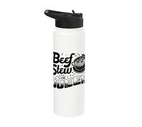 Beef Stew Queen Beef Stew Meat Lover Queen Stainless Steel Insulated Water Bottle