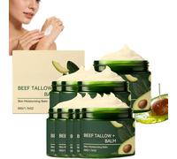 Beef Tallow & Avocados Balm For Skin & Face，Beef Tallow Face Cream For Men, Grass-Fed Tallows For Body, Moisturizing Cream For Smooth Skin, Moisturizer For Faces Bodys & Hands (8)