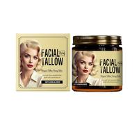 Beef Tallow Balm, Beef Tallow Skin Care, 100% Natural Tallow and Honey Balm,Organic Wrinkle Defense Moisture Tallow Cream for Face, Body