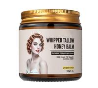 Beef Tallow Balm For Skin Care, Organic Nourishing Face Cream Whipped Beef Tallow With Manuka Honey, Moisturizing Grass Fed Whipped Cream, Nourishing Blend, Organic & Pure, 113g, For Sensitive Skin