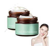 Beef Tallow Castor Oil Frankincense Balm,Beef Tallow Skin Care,Natural Organic Beef Tallow for Skin,Frankincense Oil Moisturizing Face Cream for All Skin Types (2 pcs)