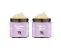 Beef Tallow Face and Body Cream with Lavender, Grass Fed, Deep Hydration, Fast Absorbing, Natural Skin Care, 10g (2 pc)