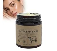 Beef Tallow Face & Body Moisturiser 120g, Grass-Fed Whipped Tallow Cream for Dry Sensitive Skin with Castor Oil and Frankincense