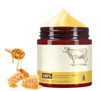 Beef Tallow Face Cream - Natural Honey Beeswax Moisturizer for Deep Hydration, Nourishing Skincare for Face & Body, Suitable for All Skin Types, 120g