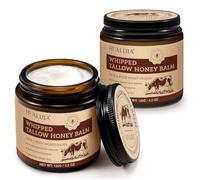 Beef Tallow Face Cream, Organic Grass Fed Tallow and Honey Balm for Face & Body - Ultra Moisturizing Moisturiser for Skin Care, Natural Cream for Dry, Sensitive Skin, 120g