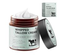 Beef Tallow for Skin Care, Beef Tallow Face Cream, Grass Fed Beef Tallow Moisturiser, Tallow and Honey Balm Provide Your Skin with Long-Lasting Moisturizing for Face and Body 120g