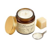 Beef Tallow for Skin & Face, Whipped Moisturizer Balm, Natural Hydrating Cream for Face & Body, Deeply Moisturizing Organic Skin Care for Dry, for Men & Women,Unscented,4.23OZ