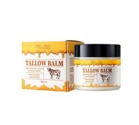 Beef Tallow For Skin Fed Tallow Wild Wrinkle Tallow Balm & Body Whipped Moisturizer Natural Lotion Suitable For All Type Skin Hair Thickening Oil for Hair (White, One Size)
