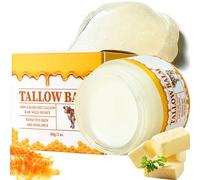 Beef Tallow for Skin, Organic Whipped Tallow and Honey Balm, Grass Fed Beef Tallow Face Moisturiser, Natural Beef Tallow Skin Care, Nourish and Soothe Dry Skin, Natural Vegan Formula Tallow Balm