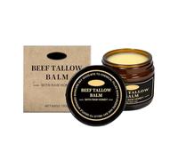 Beef Tallow for Skin, Sebum and Honey Balm for Face, Beef Tallow from Grass-Fed Cattle and Raw Wild Honey Beef Tallow Moisturizer for Body and Face, Dry Skin