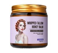 Beef Tallow,Grass Fed Whipped Tallow Moisturizer for Face,Beef and Honey Balm Hydrates and Nourishes the Skin,Repair Skin Barrier,Reduce Wrinkles,Suit for Sensitive Dry Skin (Lavender)