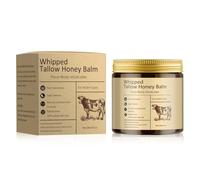 Beef Tallow Honey Balm for Skin:100% Grass-Fed Beef Tallow Moisturizer For Face and Body, Tallow Cream with Manuka Honey Beeswax Olive Oil 4Oz