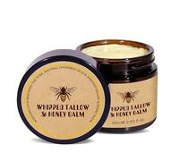 Beef Tallow & Honey Balm - Natural Moisturizer, 60ml - Enriched with Grass-Fed Tallow and Wild Honey; Nutrient-Rich, Deeply Nourishing, and Suitable for Sensitive Skin