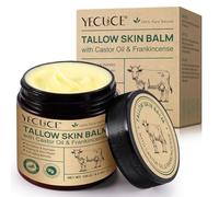 Beef Tallow & Honey Balm with Frankincense Oil - Grass-Fed Whipped Tallow Face Cream & Body Moisturiser, Natural Skin Care for Dry, Sensitive Skin - 120g (1 Pack)