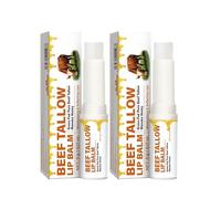 Beef Tallow Lip Balm, Tallow and Honey Balm, Moisturizing Chapstick for Dry, Chapped Lips, Hydrating Lips Care, Long-Lasting Moisturizing (2)