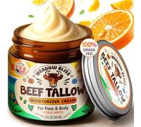 Beef Tallow Moisturizer for Skin 100% Beef Beef Willow Lined Organic Jojoba Oil Organic Shea Butter Helps Eczema and Rosacea Made in USA