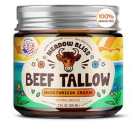Beef Tallow Moisturizer for Skin 100% Beef Beef Willow Lined Organic Jojoba Oil Organic Shea Butter Helps Eczema and Rosacea Made in USA