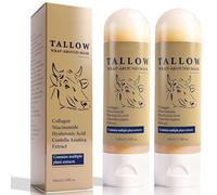 Beef Tallow Peel-Off Face Mask, Organic Tallow and Collagen Balm for Face, Deep Cleansing Pore Mask, Non-Greasy, Refreshing, Moisturizer, Dry Skin Care for All Skin Types 100ml (2Pcs)