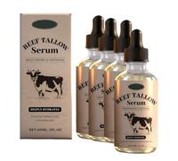 Beef Tallow Serum For Skin, Beef Tallow Skin Care Blam Natural Face Oil Grass-Fed Anti-Aging Moisturizer for Wrinkles, Hydration & Collagen Boost - Natural Skincare for All Skin Types Serum (60ML, 4)