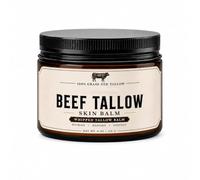 Beef Tallow Skin Balm, Face & Body Moisturizer for Sensitive Skin, Nourishing Restoring for Dry Skin, Fragrance-Free Body & Face Balm for All Skin Types, 4oz (1PC)