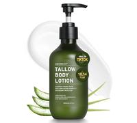 Beef Tallow Skin Care - 100% Organic Grass Fed tallow balm Lotion - Face + Body, Whipped Moisturizer for Sensitive Skin, Natural Deep Hydration, Sensitive Skin Safe, 10 FL Oz.