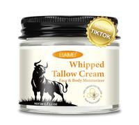 Beef Tallow Skin Care 60g, Grass Fed Beef Tallow Face Cream & Moisturiser for Skin Care, 100% Natural Organic Butter Skincare for Face & Body, for Dry Skin Moisturisation and Deep Nourishment, 2.1 OZ