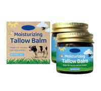 Beef Tallow Skin Care, Beef Tallow Face Cream, Grass Fed Beef Tallow Moisturizer Deeply Nourishing for Face & Body, Natural Unscented Moisturizing Tallow Blam for Dry Skin (2)