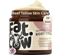 Beef Tallow Skin Care, Beef Tallow Moisturiser, 100% Grass Fed & Whipped, Enriched with Jojoba Oil for Skin Hydration and Sensitive Skin, Eczema Relief, 120ml Floral Scent