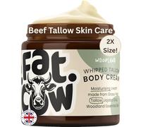 Beef Tallow Skin Care, Beef Tallow Moisturiser, Grass Fed & Whipped, Enriched with Jojoba Oil for Skin Hydration and Sensitive Skin, Eczema Relief, 120ml Woodland Scent