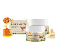 Beef Tallow Skin Care Moisturizer, Beef Tallow and Honey Balm for Face and Body, Beef Tallow Cream for Deep Moisturiser and Hydration, Nourish & Repairing Dry Skin (2)