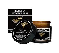 Beef Tallow Skin Care,Organic Grass Fed Tallow and Honey Balm for Face& Body,Organic Moisturizer Deep Hydration & Nourishment,Fast Absorb,Repair Dry Skin (Unscented)