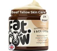 Beef Tallow Skin Care, Tallow Face Cream Moisturiser, 100% Grass-Fed & Whipped Enriched with Almond Oil, Deep & Natural Hydration for Sensitive & Dry Skin, 120ml Citrus Scent