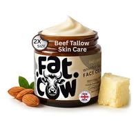 Beef Tallow Skin Care, Tallow Face Cream Moisturiser, Grass-Fed & Whipped Enriched with Almond Oil, Deep & Natural Hydration for Sensitive & Dry Skin, 120ml Unscented