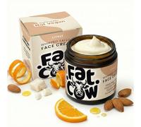 Beef Tallow Skin Care, Tallow Face Cream Moisturiser, Grass-Fed & Whipped Enriched with Almond Oil, Deep & Natural Hydration for Sensitive & Dry Skin, 120ml Citrus Scent