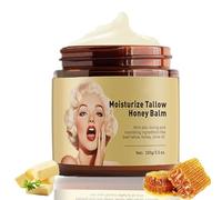 Beef Tallow Skin Care Tallow Face Cream,Tallow and Honey Balm,Hydrating Organic Grass Fed Tallow Balm,Beef Tallow Moisturiser,Tallow Face Cream,Deeply Nourishing for Face & Body,(1 Pack 1 x 100 G)