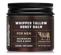 Beef Tallow Skin Care: Whipped Organic Beef Tallow Moisturizer Cream for Face & Body with Grass Fed & Finished - Hydrates, Smoothes, Nourishes Skin - Sensitive, Dry Skin - 2oz