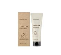Beef Tallow Sunscreen for Face Body, SPF30 Highly Waterproof And Sweat-proof, Lightweight Moisturizing, Non Sticky, Suitable For The Whole Body 57g (1)