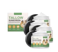 Beef Tallow Sunscreen,Grass Fed Beef Tallow Natural Sunscreens With SPF 30,Daily Face Sunscreen Moisturizer for Dry, Combination, and Normal Skin,No-Greasy (4)