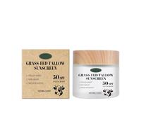 Beef Tallow Sunscreen,Grass Fed Beef Tallow Sunscreens with SPF 50,Daily Face Sunscreen Moisturizer Non Greasy Formula for Repair Dry,Damage Skin (1)