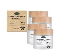 Beef Tallow Sunscreen,Grass Fed Beef Tallow Sunscreens with SPF 50,Daily Face Sunscreen Moisturizer Non Greasy Formula for Repair Dry,Damage Skin (4)