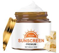 Beef Tallow Sunscreen SPF 30,100% Organic Grass-Fed Beef Tallow Sun Cream for Face & Body,Non Nano Zinc Oxide Sunscreen,SPF 30 Face Moisturiser,Natural Sunscreen Chemical Free with Hyaluronic&Centella