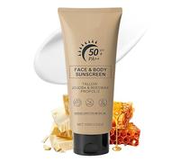 Beef Tallow Sunscreen SPF 50+, Beef Tallow for Face Sun Cream SPF 50 Face Moisturiser, Grass Fed Beef Tallow Natural Sunscreen, for Dry Sensitive Skin, No White Cast, Non Greasy, 100g