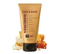 Beef Tallow Sunscreen SPF 50 Face, Beef Tallow Sun Cream SPF 50, Natural Sunscreen for Face & Body, Non Nano Zinc Oxide Sunscreens for All Skin Types, Lightweight, Non Greasy, 85g