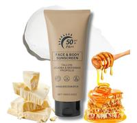 Beef Tallow Sunscreen SPF 50 Face Moisturiser,Natural Mineral Sun Cream for All Skin Types,Non Nano Zinc Oxide Grass Fed Beef Tallow Natural Sunscreen,Water-Resistant Non Greasy Beef Tallow Sunblock