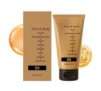 Beef Tallow Sunscreen, SPF 50 Tallow Sunblock Lotion, Non-Greasy Broad Spectrum Cream, Moisturizing Skin Protection for Face Body, Natural Daily Sun Care